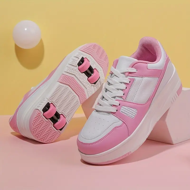 Zapatillas deporte con ruedas para niños y adultos, estilo casual