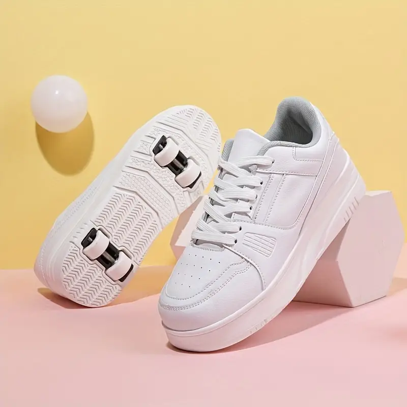 Zapatillas deporte con ruedas para niños y adultos, estilo casual