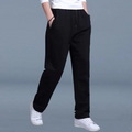 Joggers hombre de algodón con cintura elástica y pierna ancha