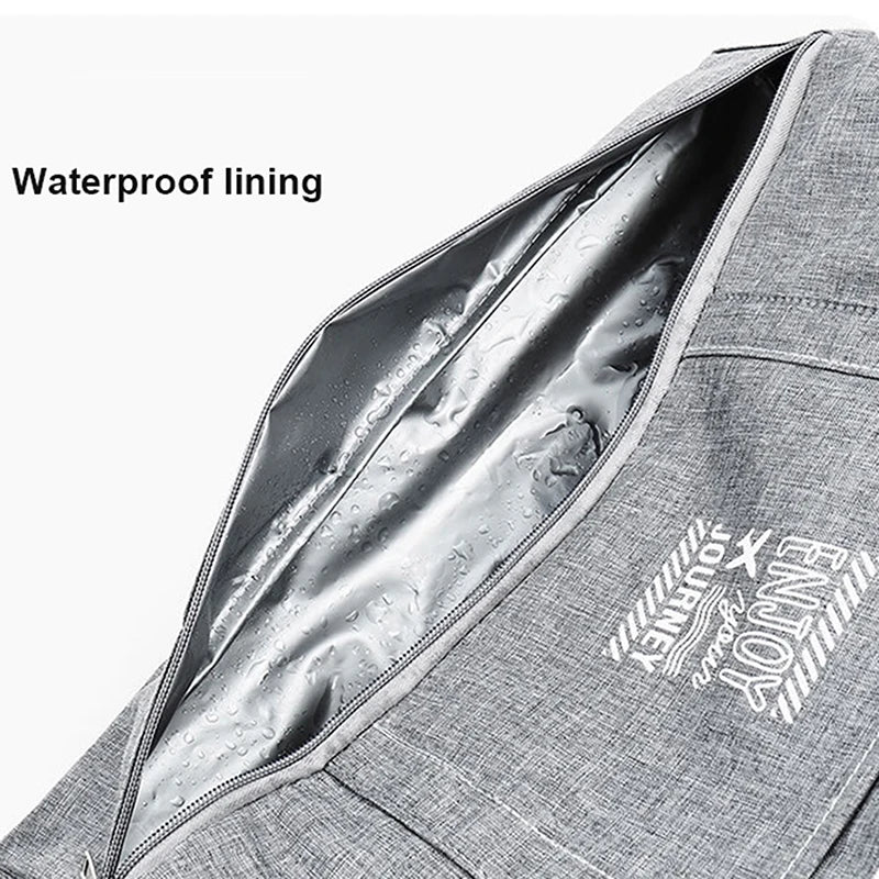 Bolsa de viaje plegable de tela Oxford repelente al agua, 2 tamaños