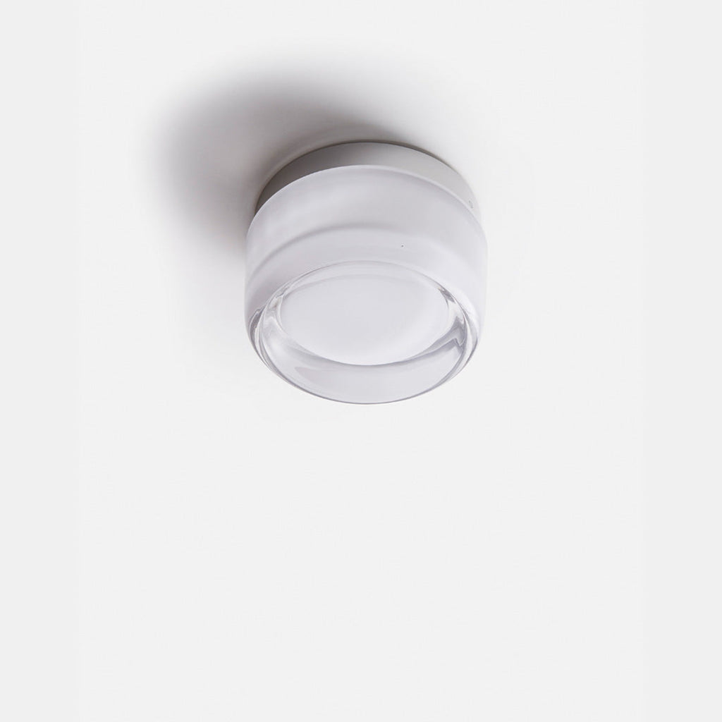 Aplique de pared LED compacto de acrílico y aluminio