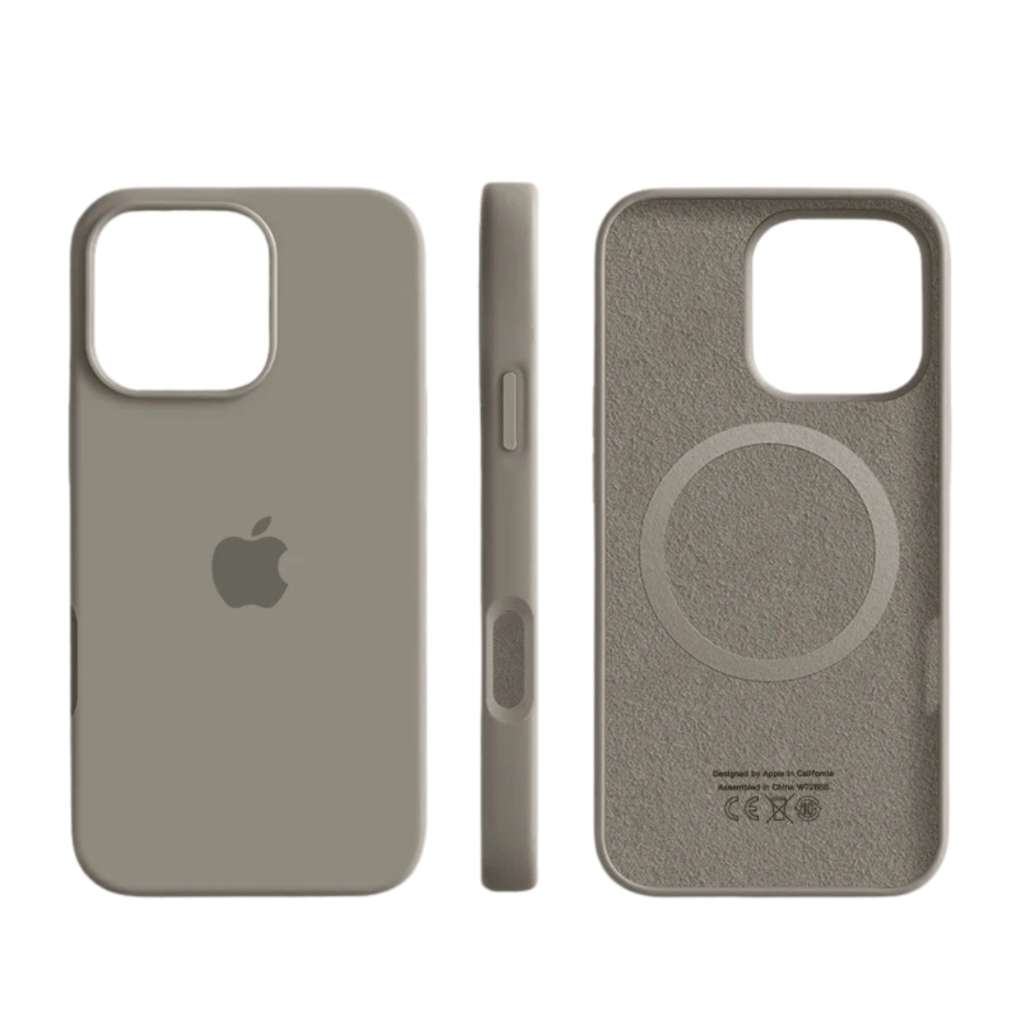 Funda iPhone de silicona magnética con tacto suave y perfil fino
