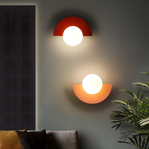 Aplique de pared nórdico semicírculo Summit - Iluminación moderna