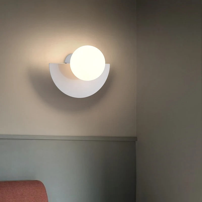 Aplique de pared nórdico semicírculo Summit - Iluminación moderna