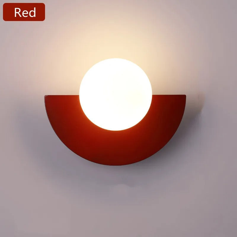 Aplique de pared nórdico semicírculo Summit - Iluminación moderna