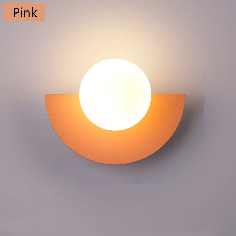 Aplique de pared nórdico semicírculo Summit - Iluminación moderna