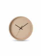 Reloj de Pared de Madera Beige
