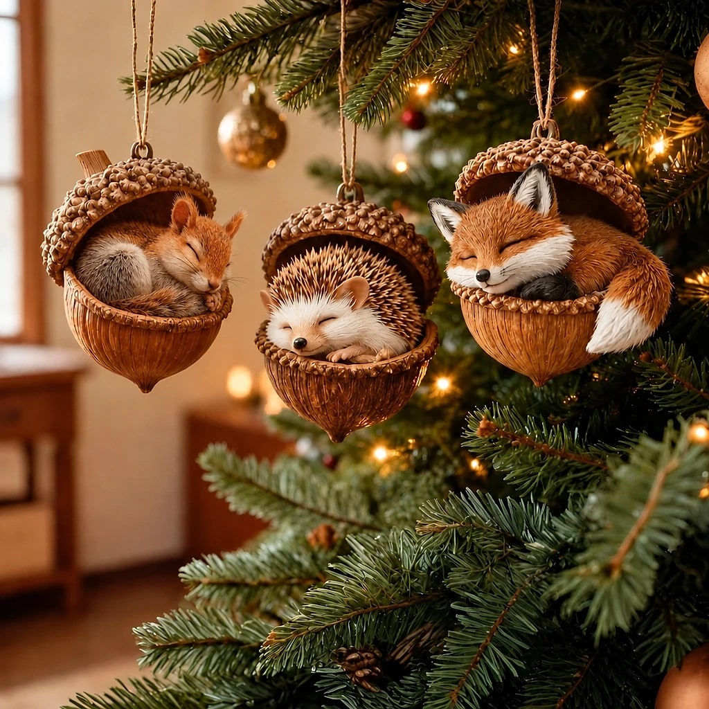 Boscora – Adornos Navideños Animales Bosque