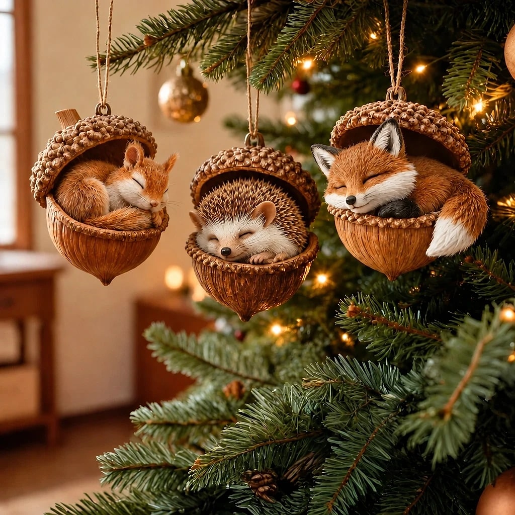 Boscora – Adornos Navideños Animales Bosque