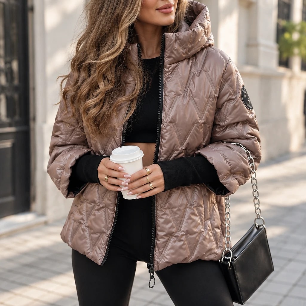 Cálvera – Chaqueta Acolchada Capucha
