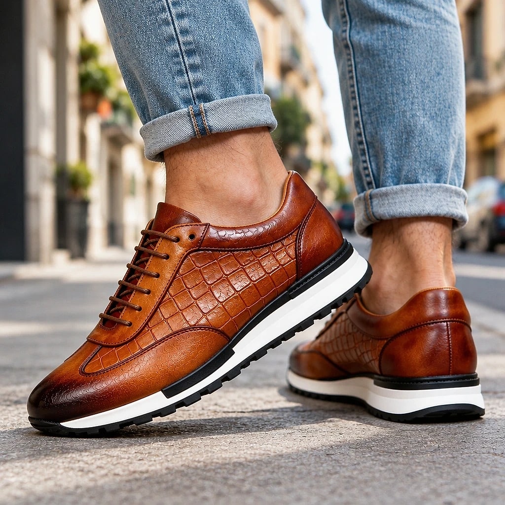 Crocavel – Zapatillas Cocodrilo Hombre