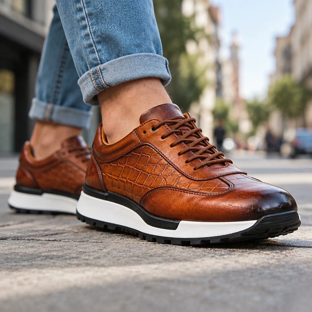 Crocavel – Zapatillas Cocodrilo Hombre