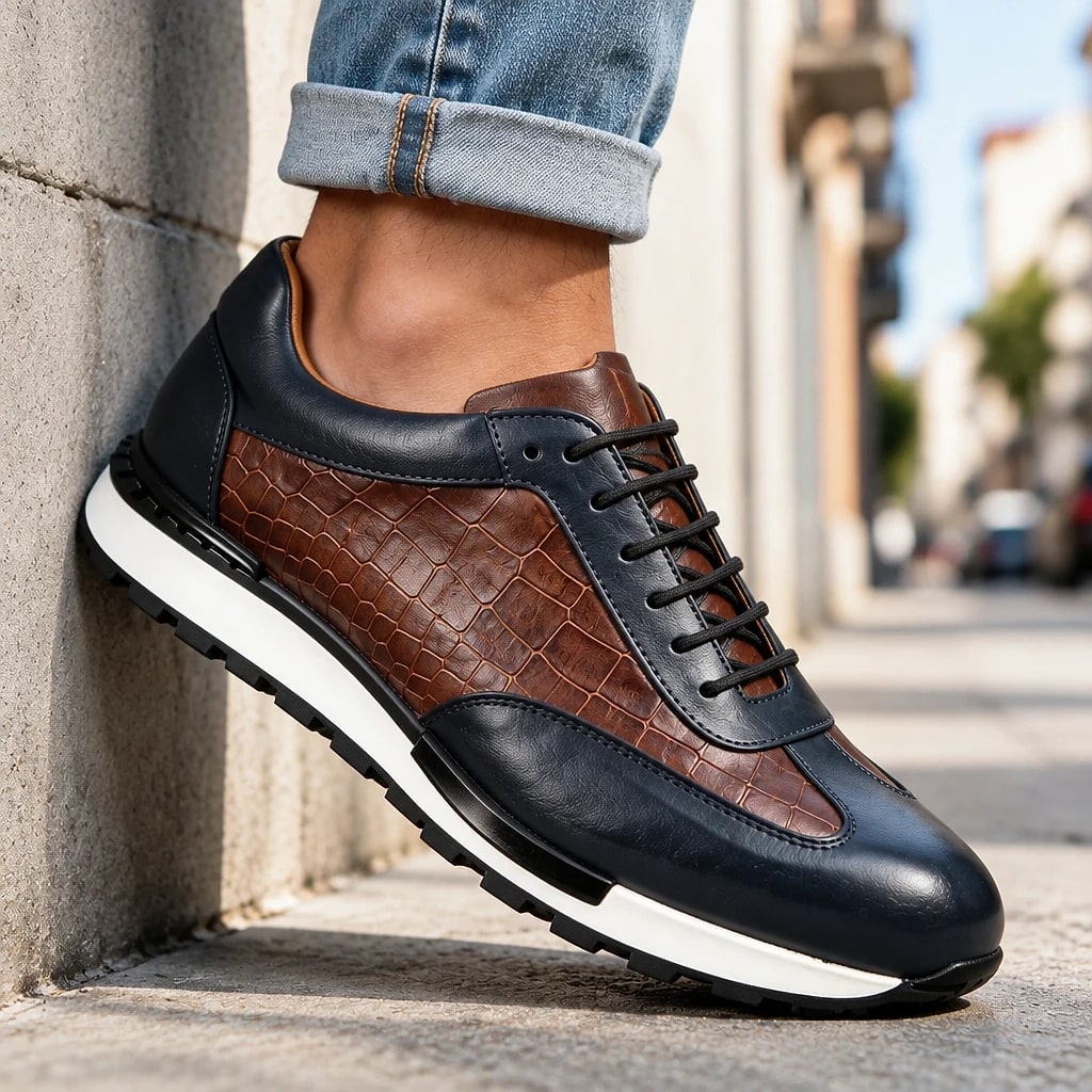 Crocavel – Zapatillas Cocodrilo Hombre