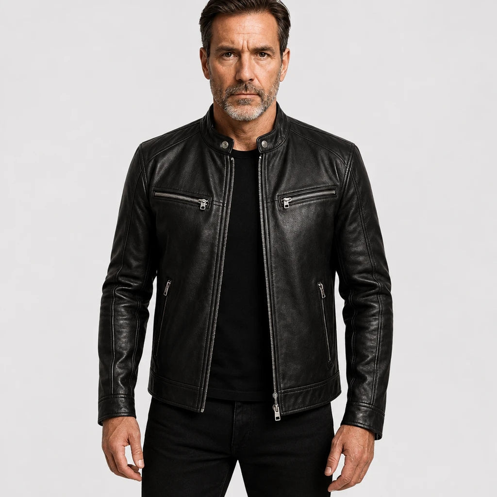 Crovan – Chaqueta Hombre de Cuero