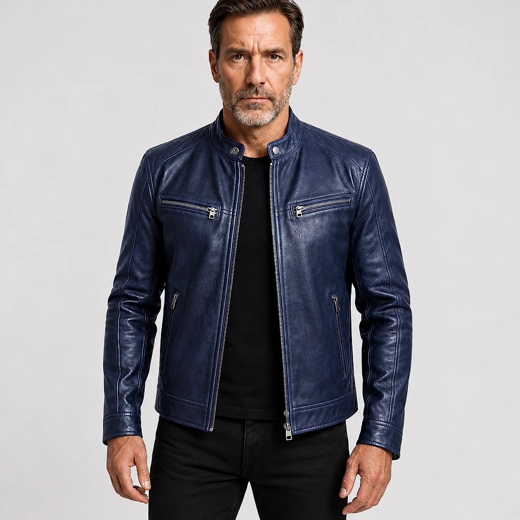 Crovan – Chaqueta Hombre de Cuero