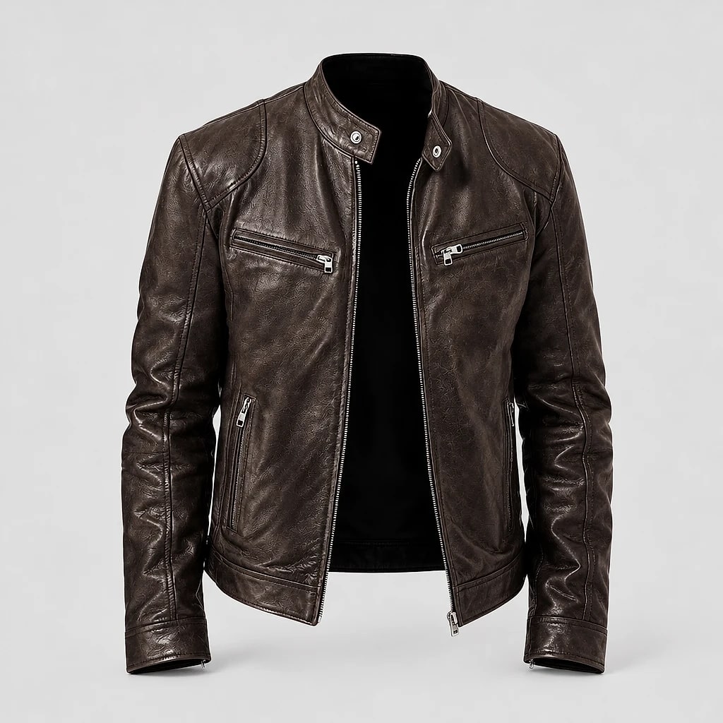 Crovan – Chaqueta Hombre de Cuero