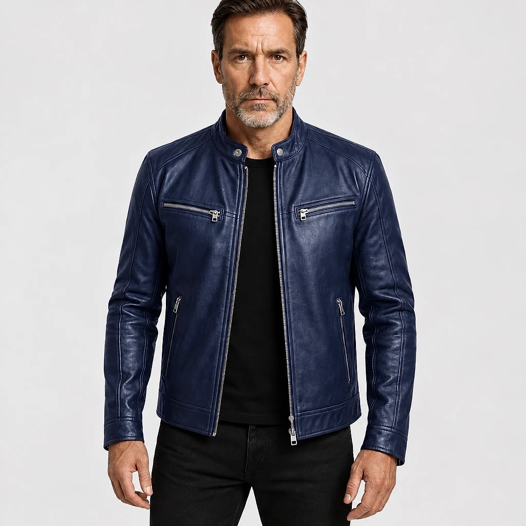 Crovan – Chaqueta Hombre de Cuero