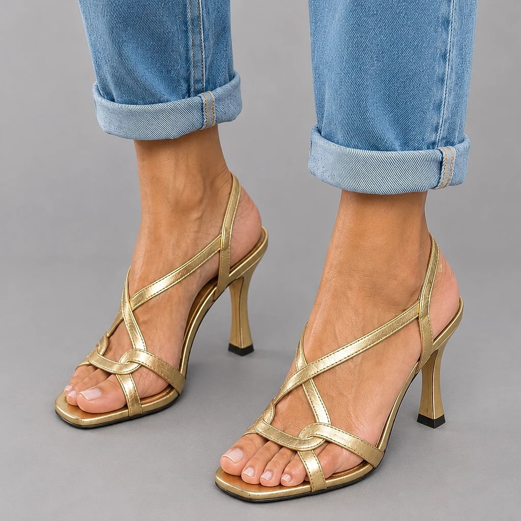Doraval – Sandalias de Tacón Mujer