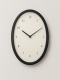 Reloj de Pared Ovalado Negro - MADRITERA