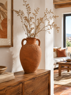 Jarrón de Terracota Artesanal en ambiente - MADRITERA