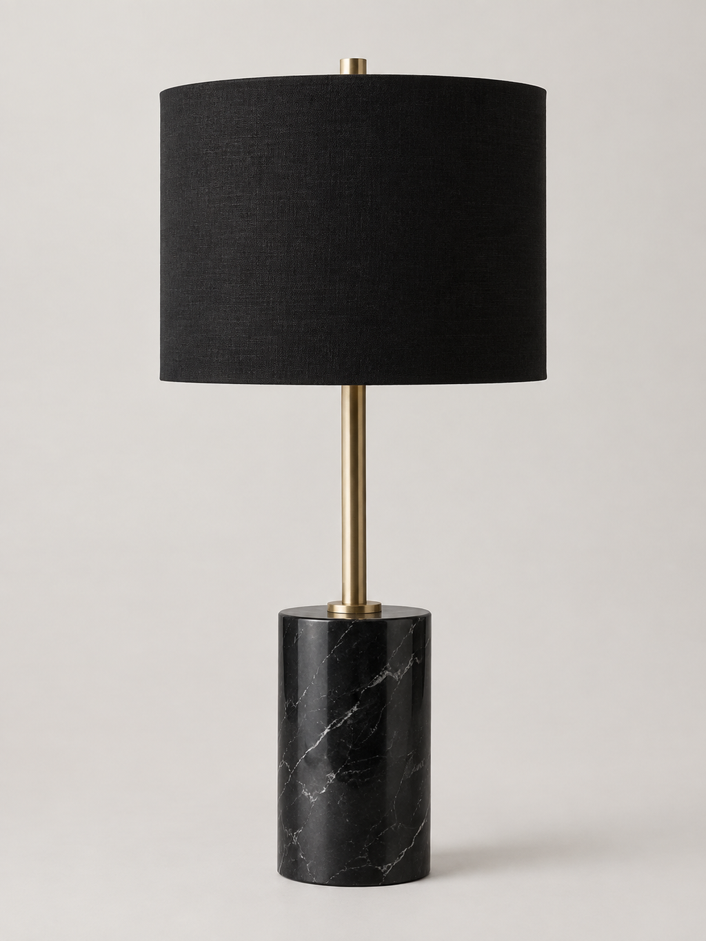 Lámpara de Mesa de Mármol Negro - MADRITERA