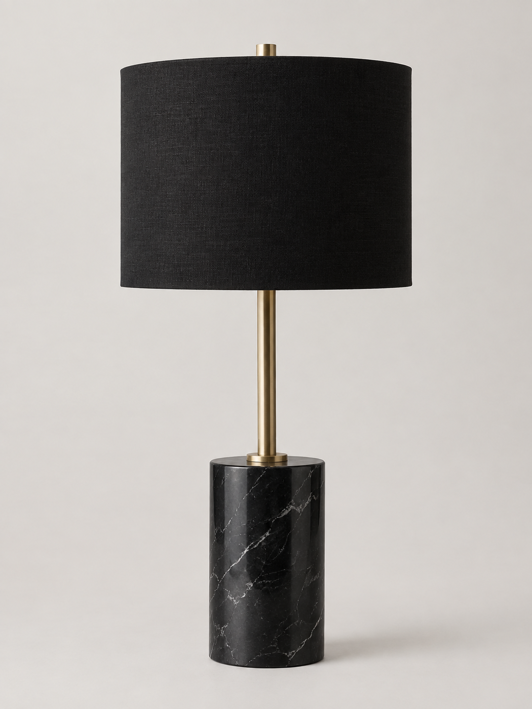 Lámpara de Mesa de Mármol Negro - MADRITERA