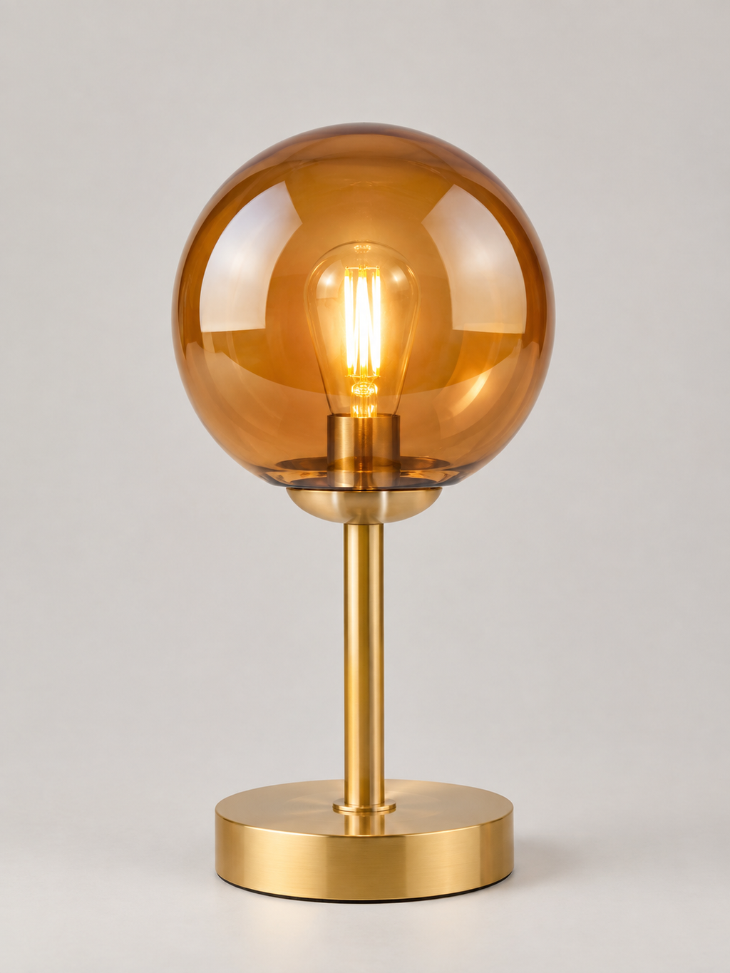 Lámpara de Mesa Globo Ámbar - MADRITERA
