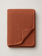 Manta Waffle Terracota - MADRITERA