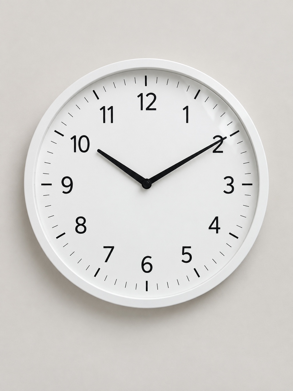 Reloj de Pared Grande Blanco - MADRITERA