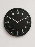 Reloj de Pared Industrial Negro - MADRITERA