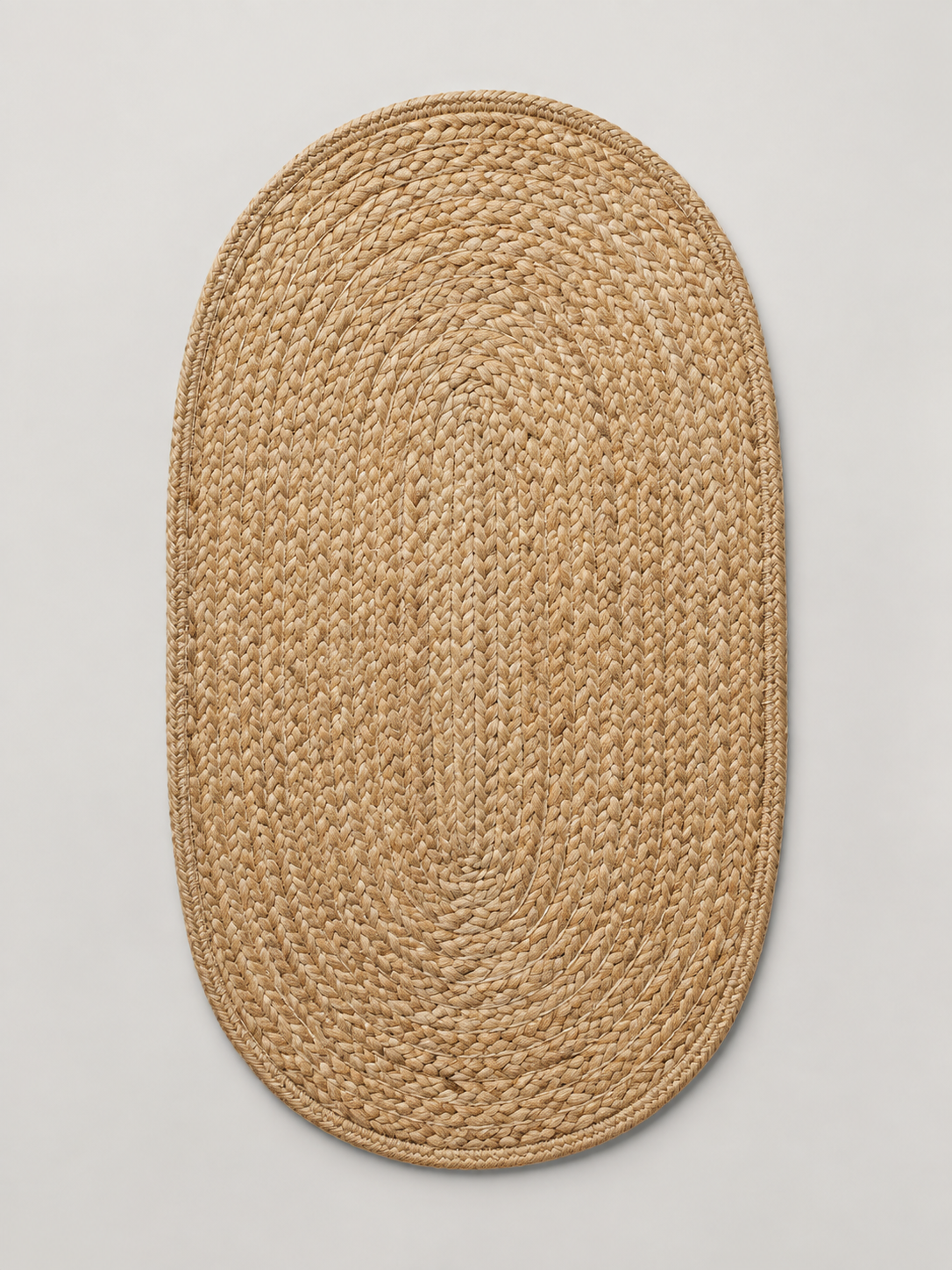 Alfombra de Yute Ovalada Natural - MADRITERA