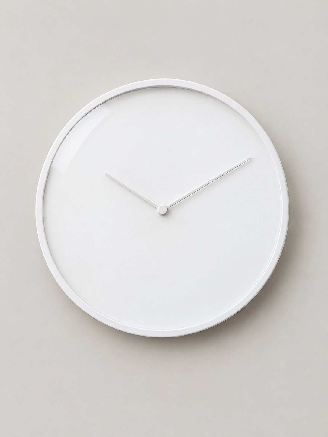 Reloj de Pared Minimalista Blanco - MADRITERA