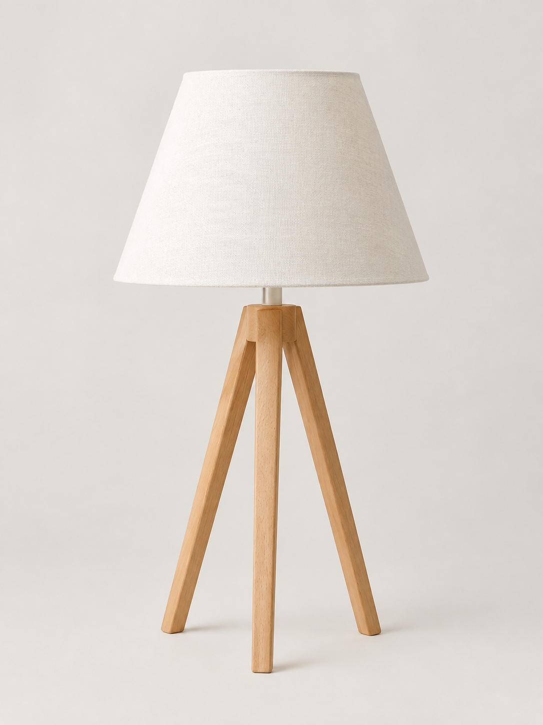 Lámpara de Mesa Trípode Blanco - MADRITERA