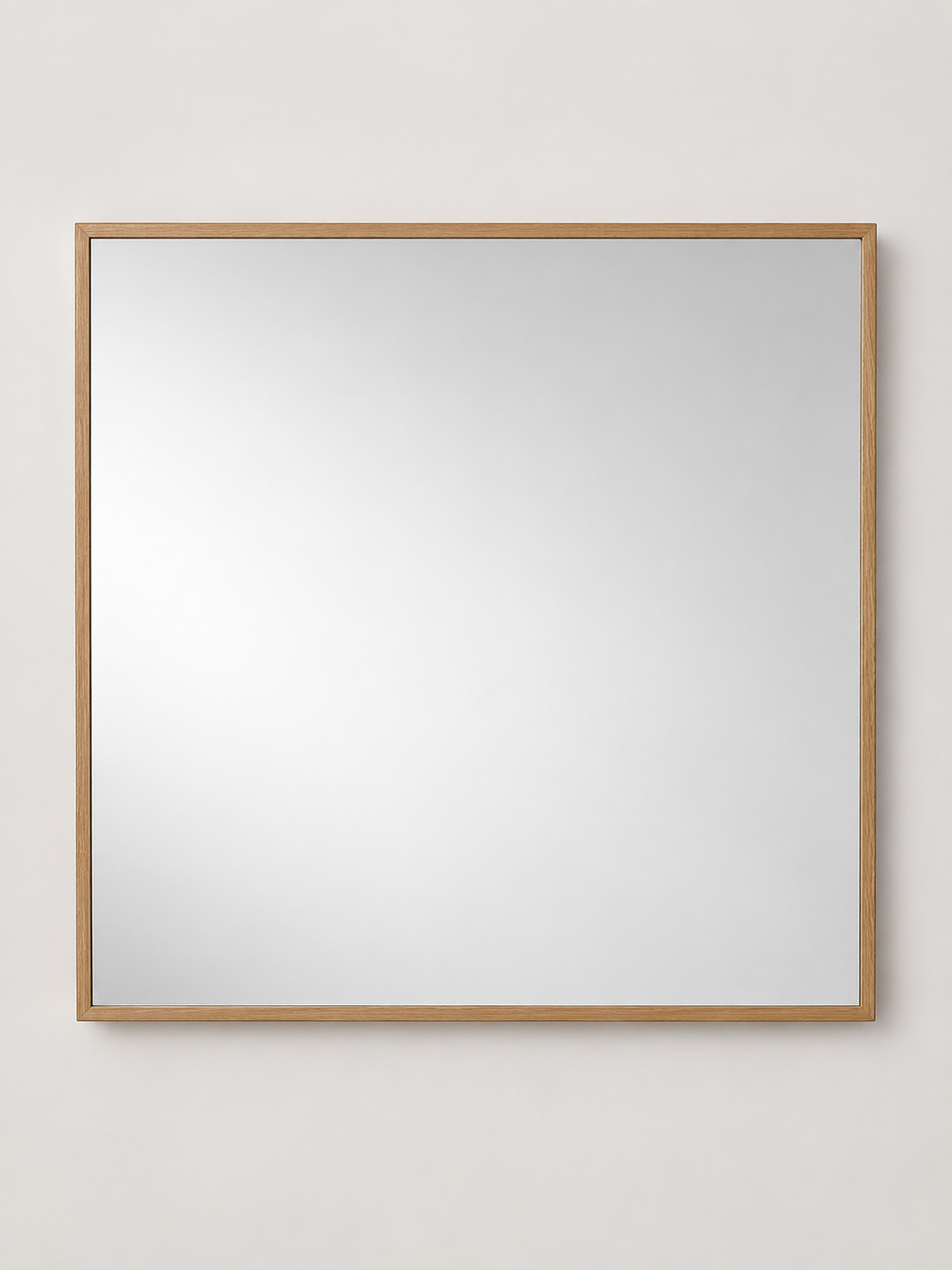 Espejo de Pared Cuadrado Roble - MADRITERA