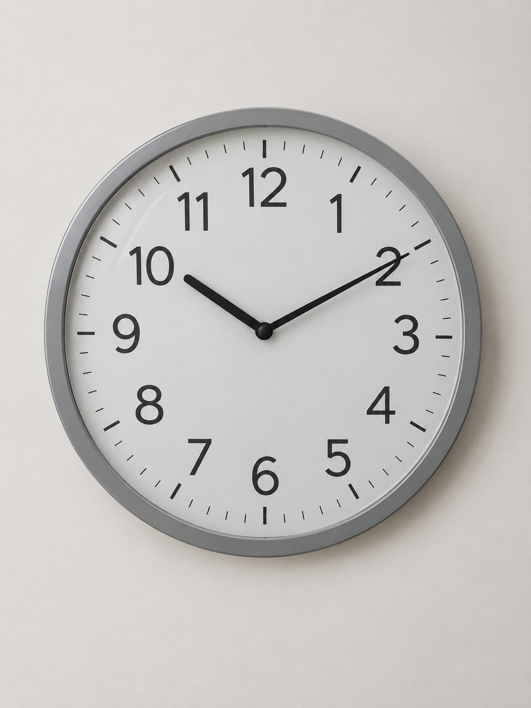 Reloj de Pared Grande Industrial Gris - MADRITERA