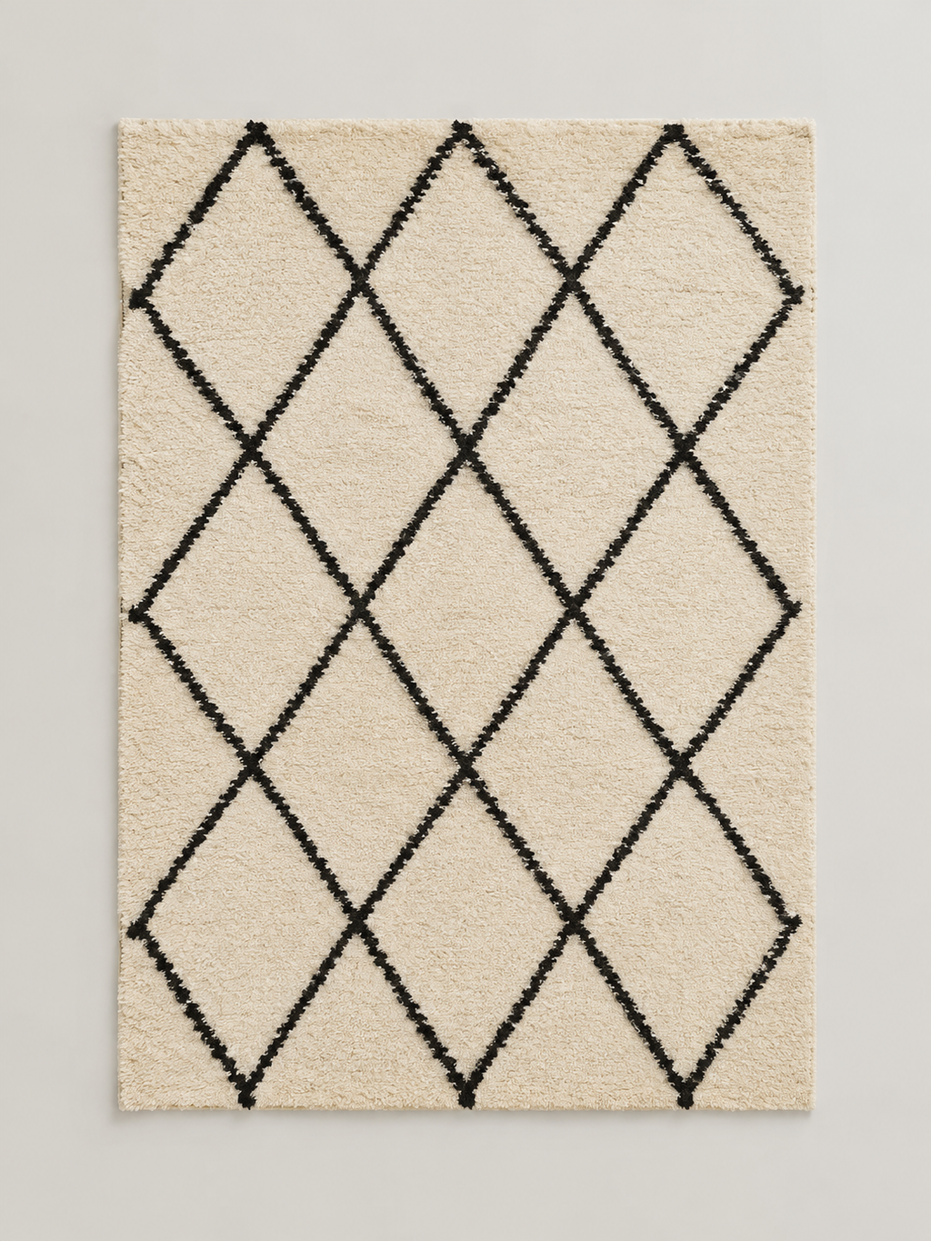 Alfombra Bereber Crudo y Negro - MADRITERA