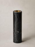 Portavelas de Mármol Negro - MADRITERA