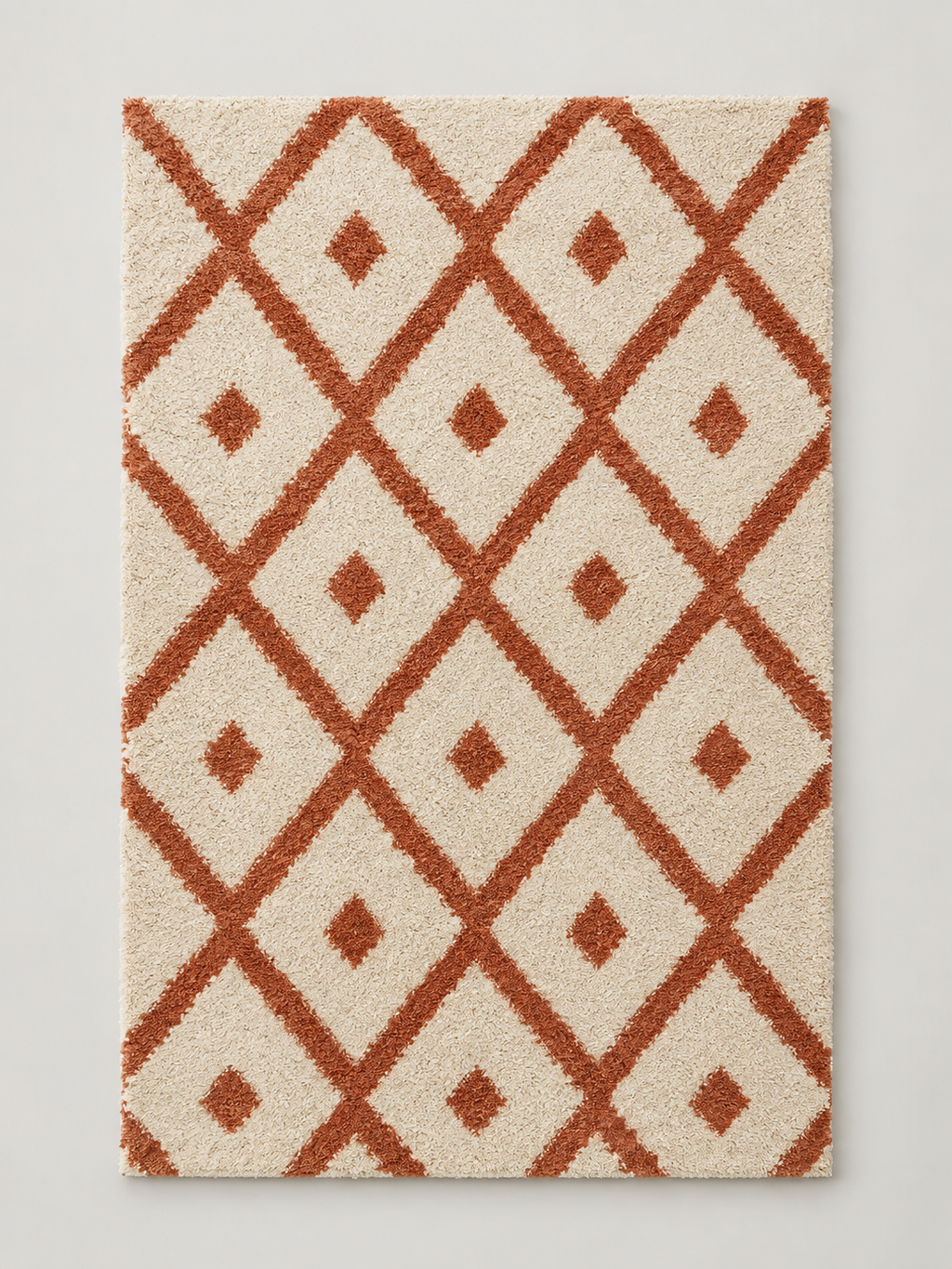 Alfombra Bereber Crudo y Terracota - MADRITERA