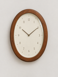 Reloj de Pared Ovalado Madera - MADRITERA