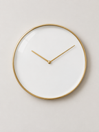 Reloj de Pared Dorado Minimalista - MADRITERA
