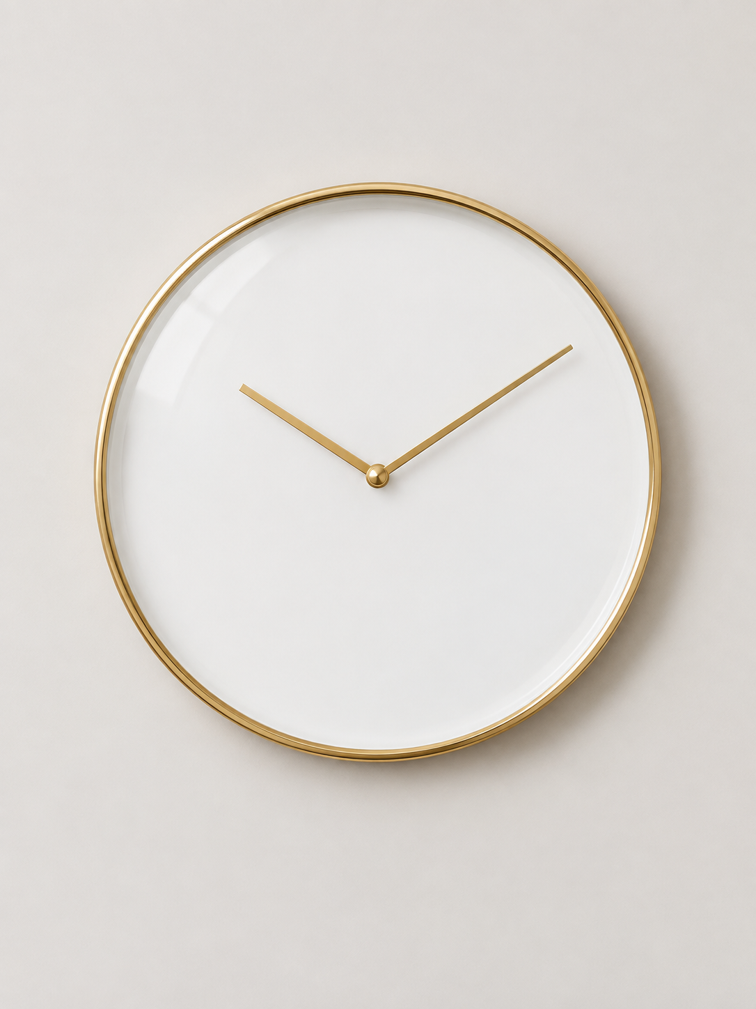 Reloj de Pared Dorado Minimalista - MADRITERA
