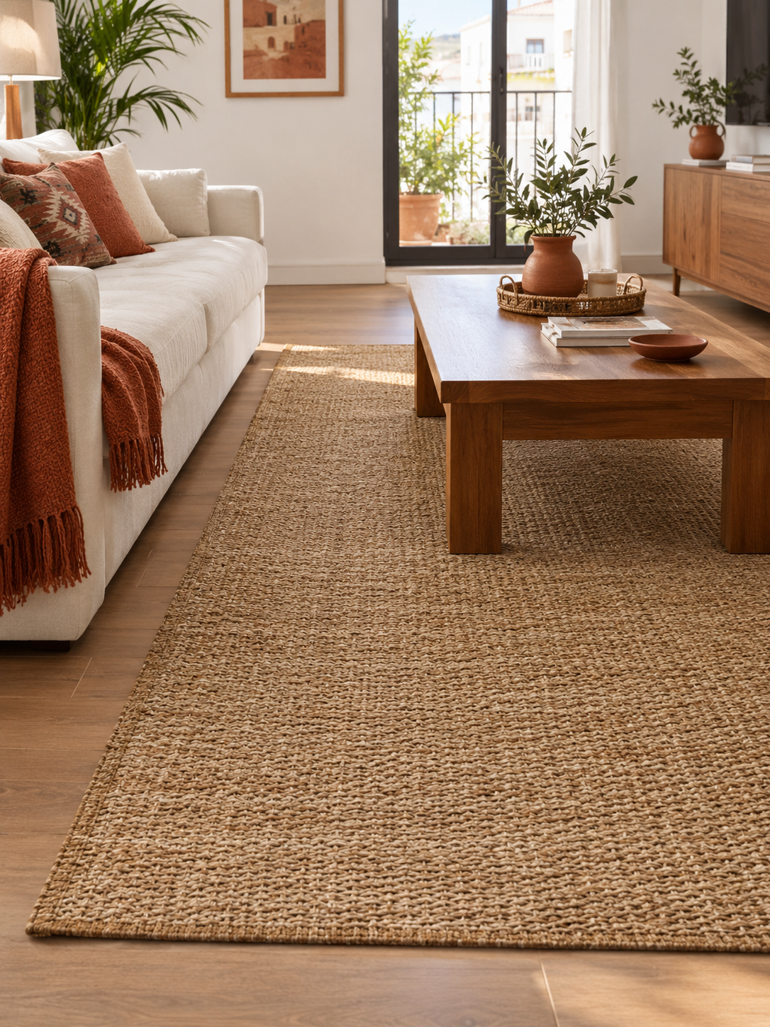 Alfombra de Pasillo Yute en ambiente - MADRITERA