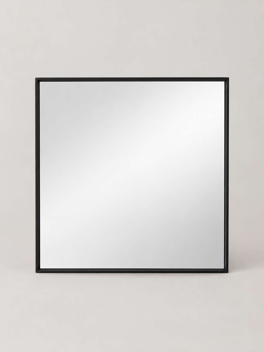 Espejo de Pared Cuadrado Negro - MADRITERA
