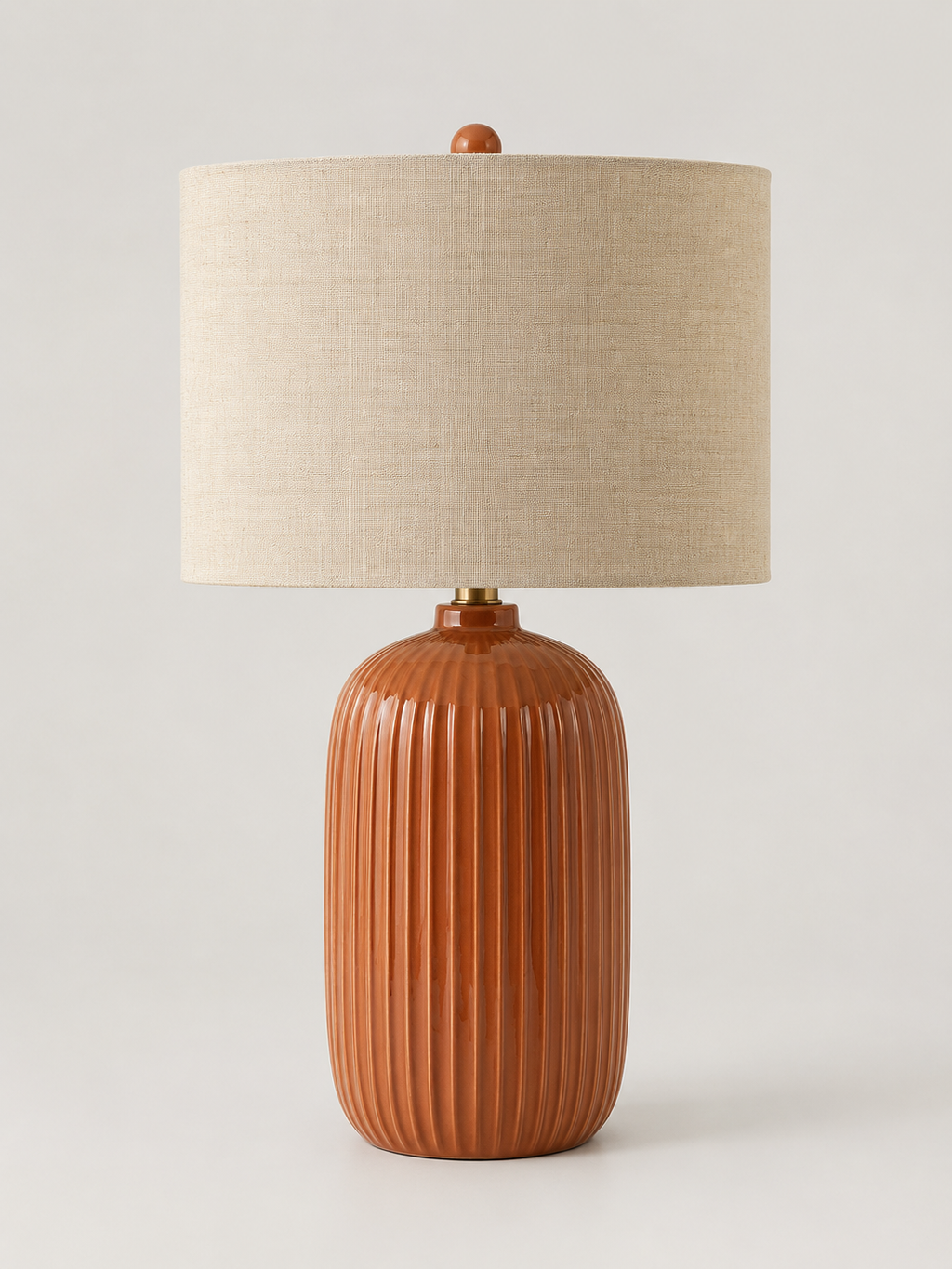 Lámpara de Mesa de Cerámica Terracota - MADRITERA