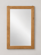 Espejo de Pared Rectangular Madera Roble - MADRITERA