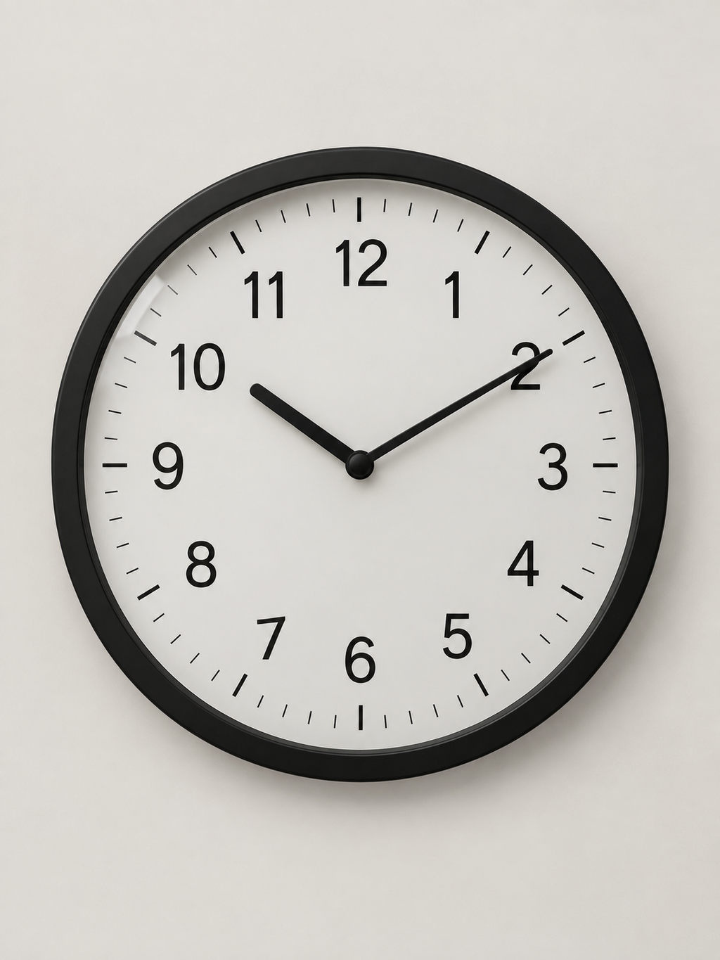 Reloj de Pared Grande Negro - MADRITERA