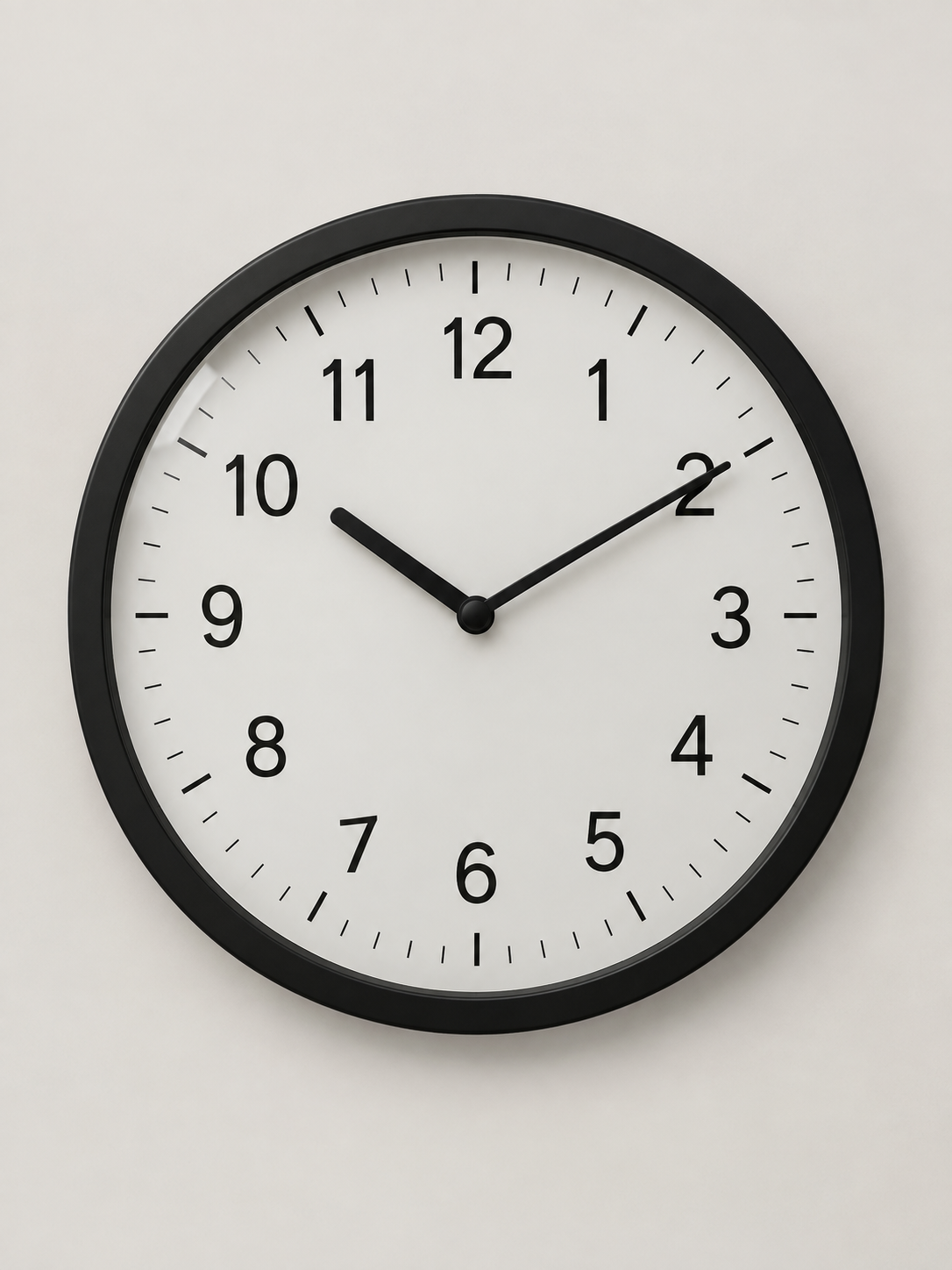 Reloj de Pared Grande Negro - MADRITERA