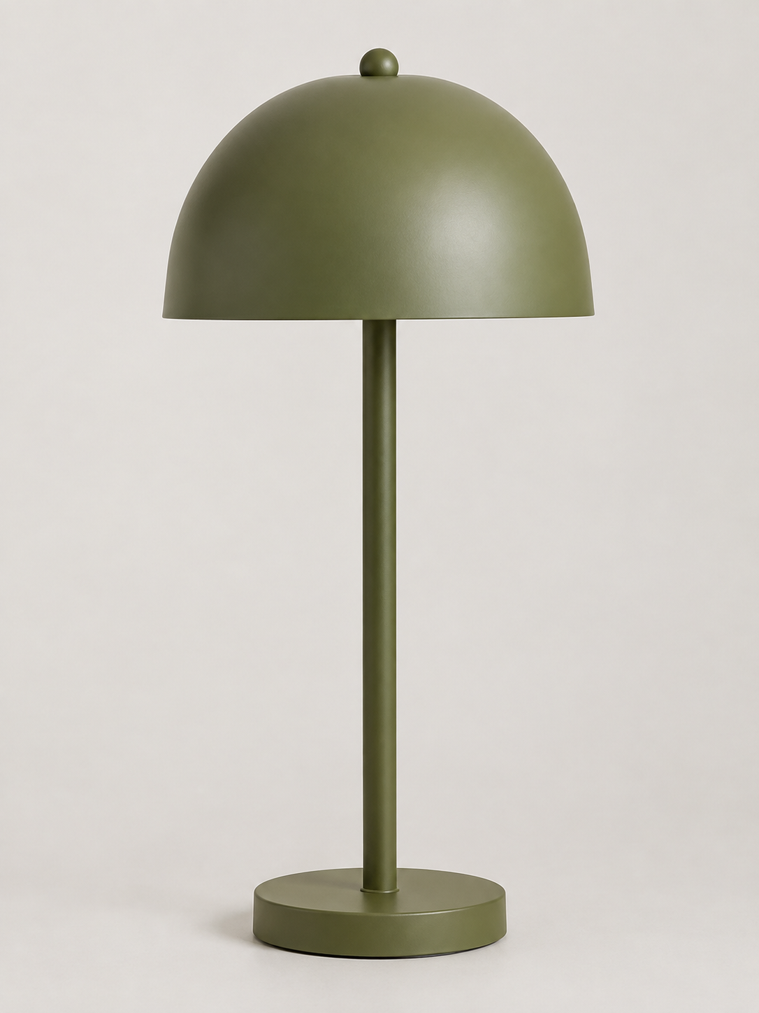 Lámpara de Mesa Cúpula Verde Oliva - MADRITERA