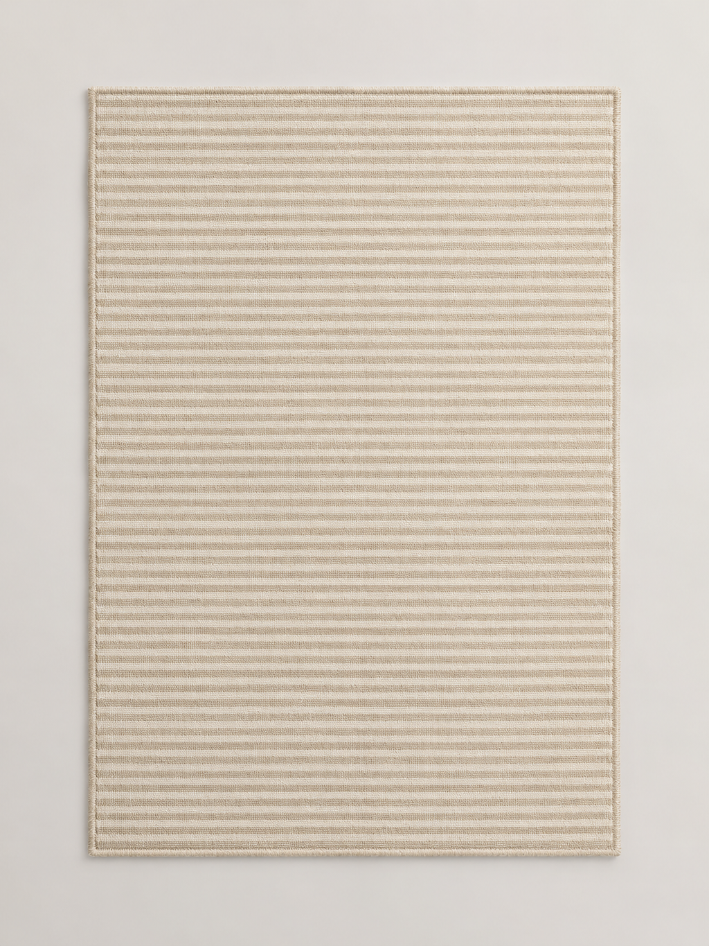 Alfombra Lavable Beige Rayas - MADRITERA