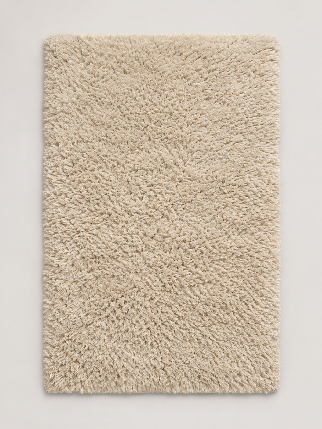 Alfombra de Pelo Largo Beige - MADRITERA